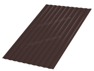 Профлист Металл Профиль C8 0.5 PURMAN® RR 32 Темно-коричневый A